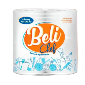 PAPEL TOALHA  MULTIUSO BELI CHEF - 2 X 50 FOLHAS - FL DUPLA