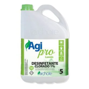 ARCHOTE AGIPRO LUNNIS DESINFETANTE HOSPITALAR CLORADO 1% - 05 LITROS