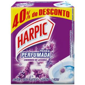 PEDRA SANITARIA HARPIC PLUS LAVANDA 20 GRAMAS