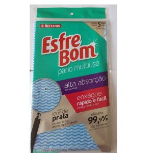 BETTANIN ESFREBOM PANO MULTIUSO ALMOF AZUL COM 05 UNIDADES