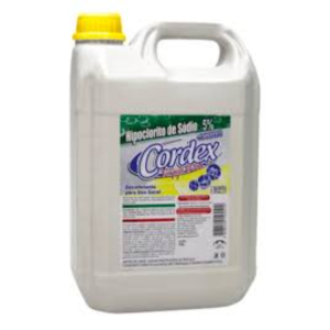 CORDEX HIPOCLORITO 5% 05 LITROS
